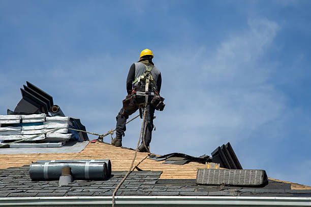 Professional Roof Installation technician working in Penns Park, PA
